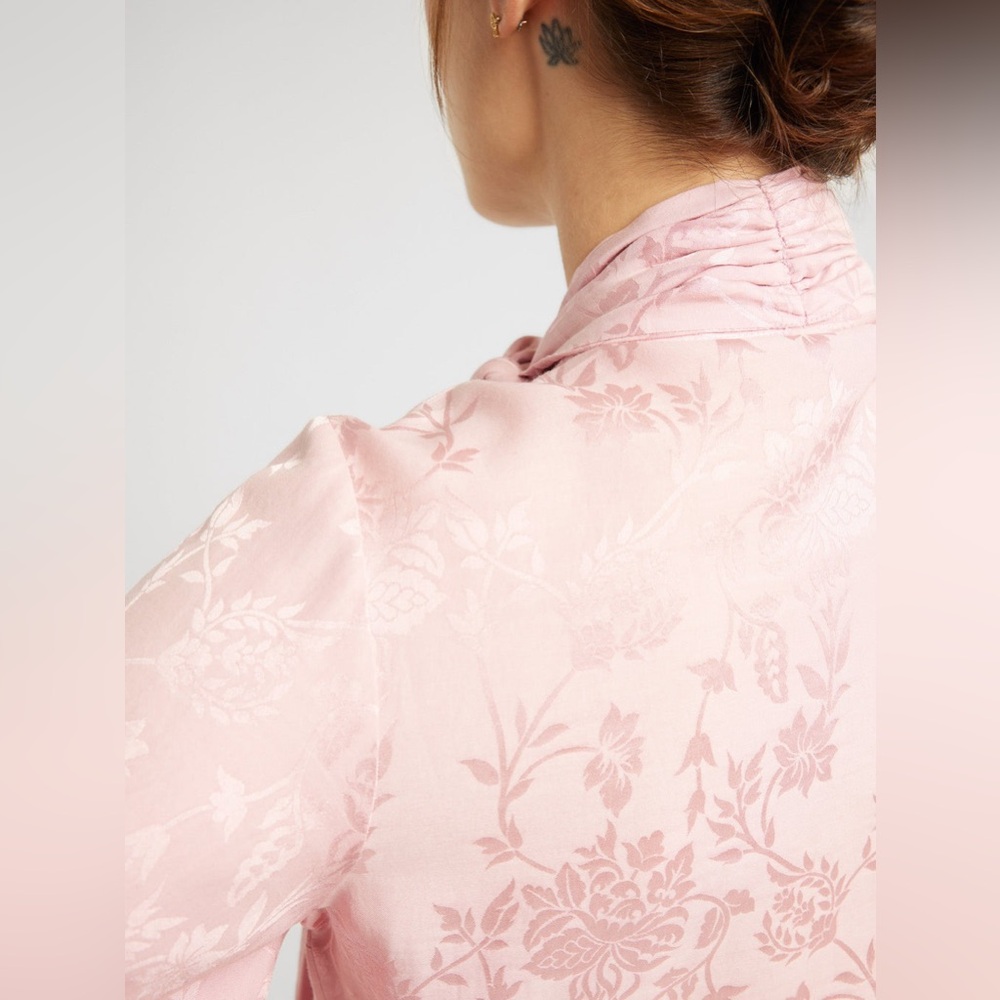 NWT Mille GiGi Jacquard Long Sleeve Blouse - Picture 8 of 9